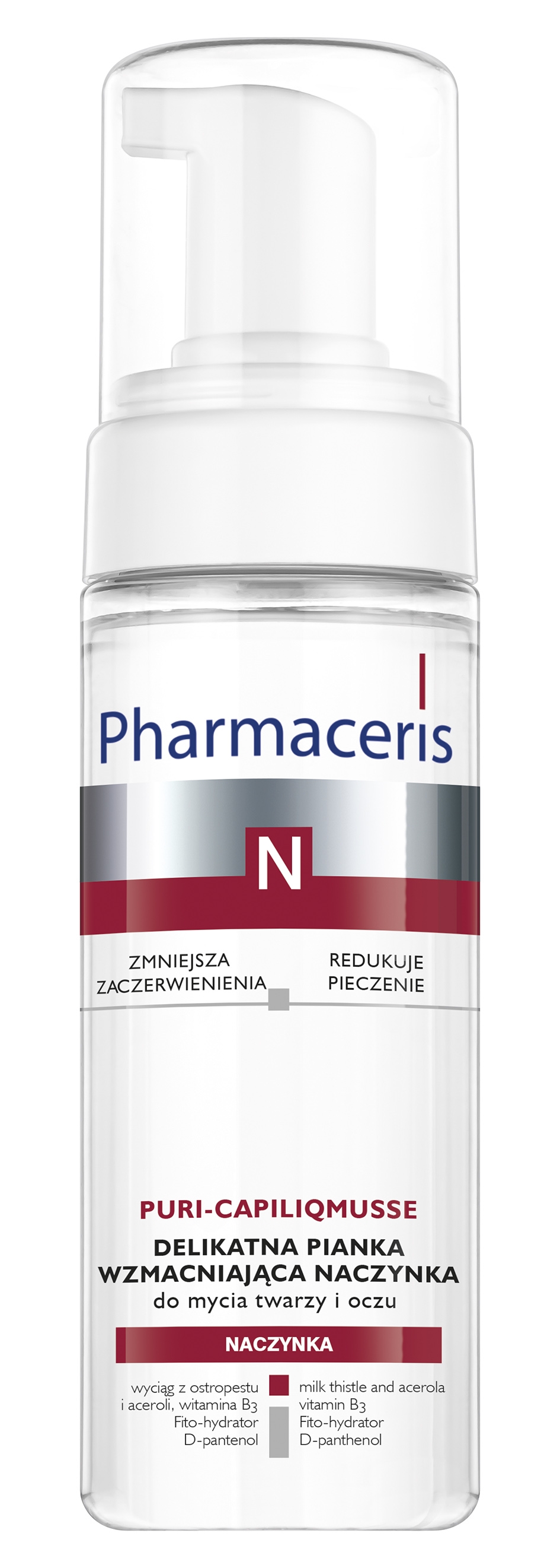 pianka do mycia twarzy pharmaceris wizaz