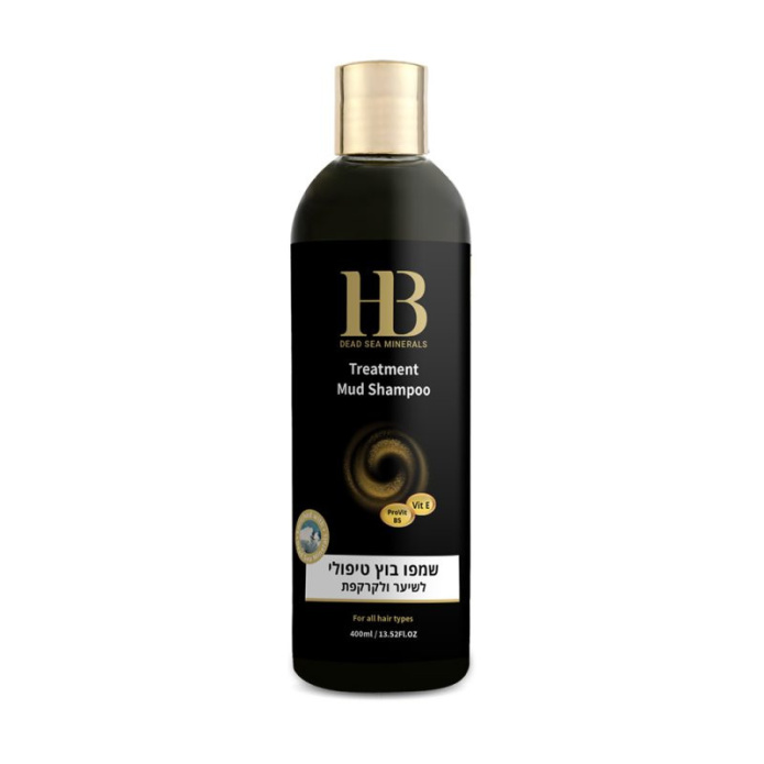 health & beauty naturalny szampon błotny z morza martwego terapeutyczny