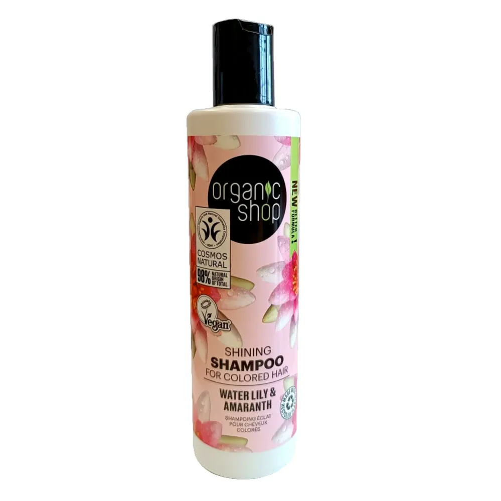 organic shop szampon do włosów nadający połysk jedwabny nektar 280ml