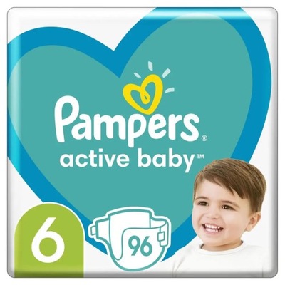 pampers active dry 1 100 szt