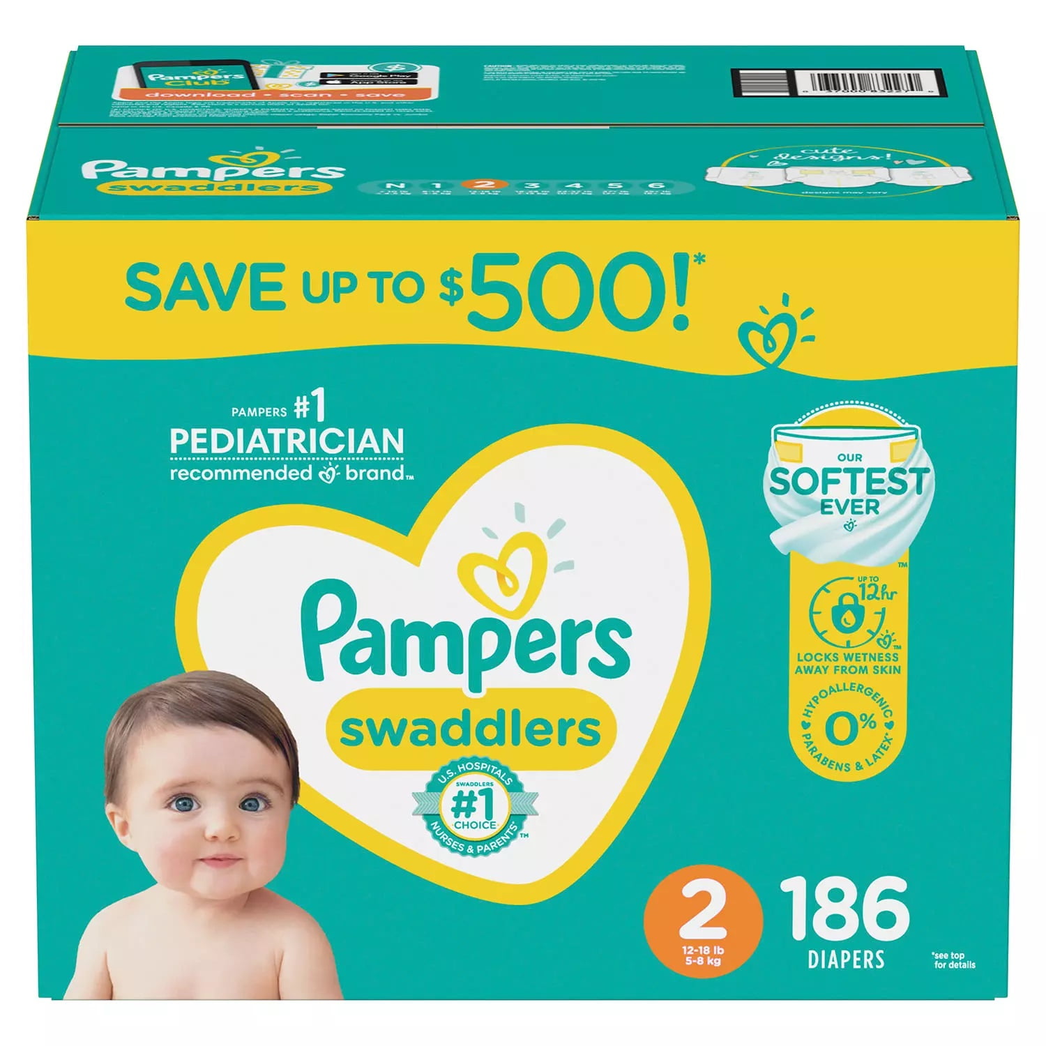 makro pampers size 2