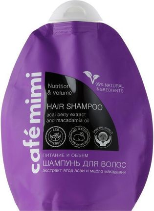 cafe mimio szampon do włosów odżywienie i objętoś