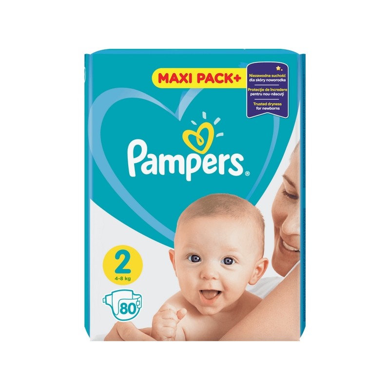 pieluchy pampers 2 80 szt