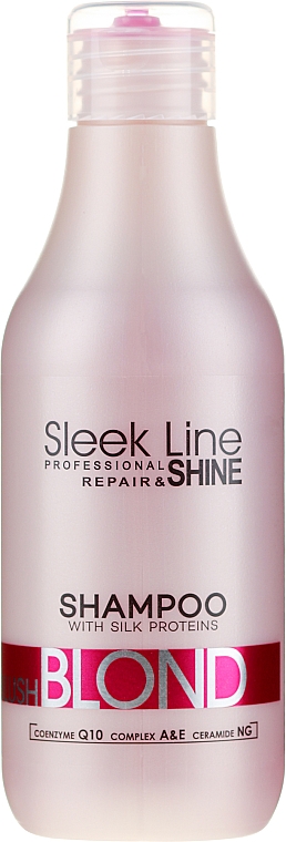 sleek line odżywka różowa do włosów