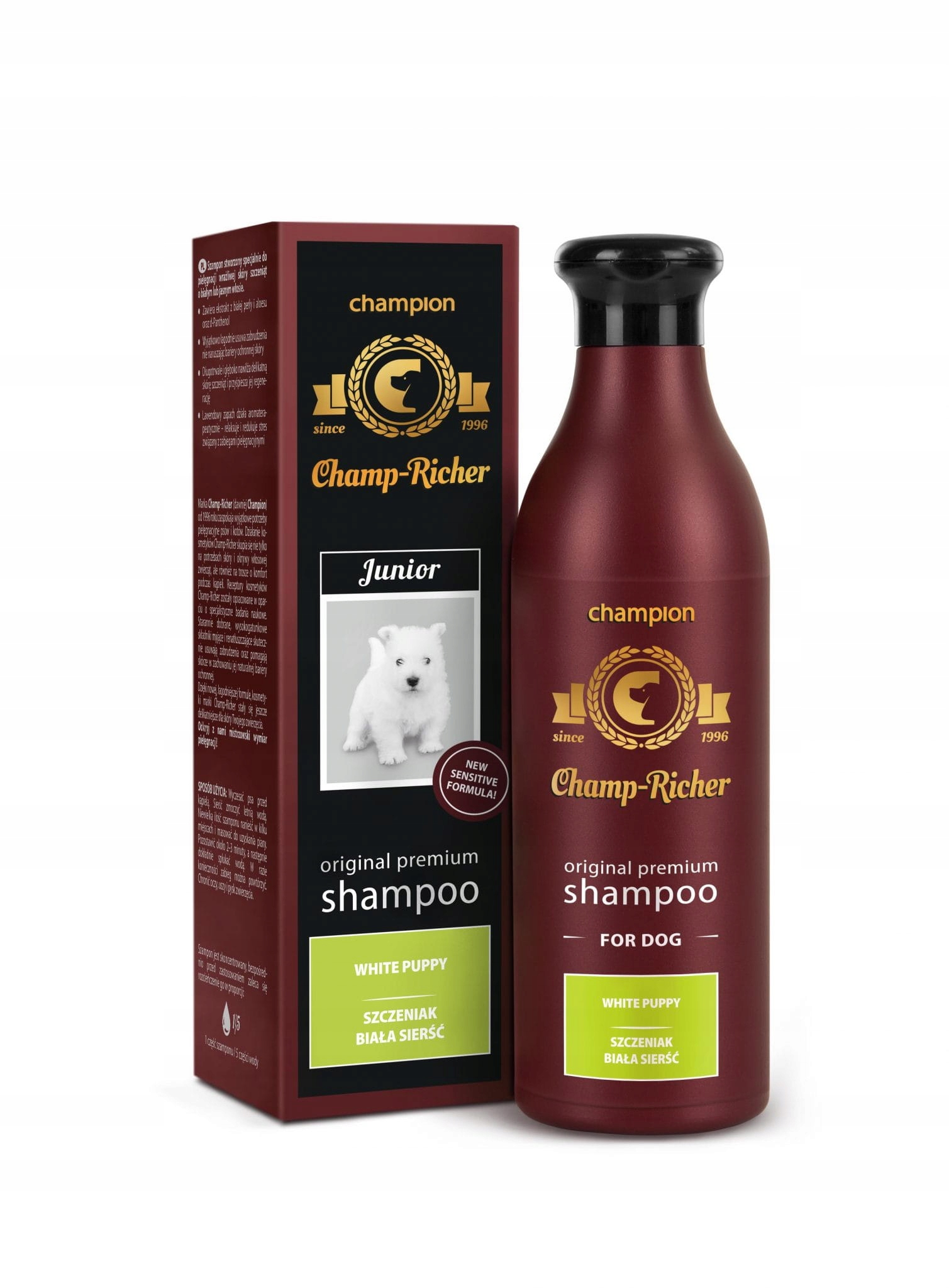 champion szampon dla szczeniąt o sierści białe
