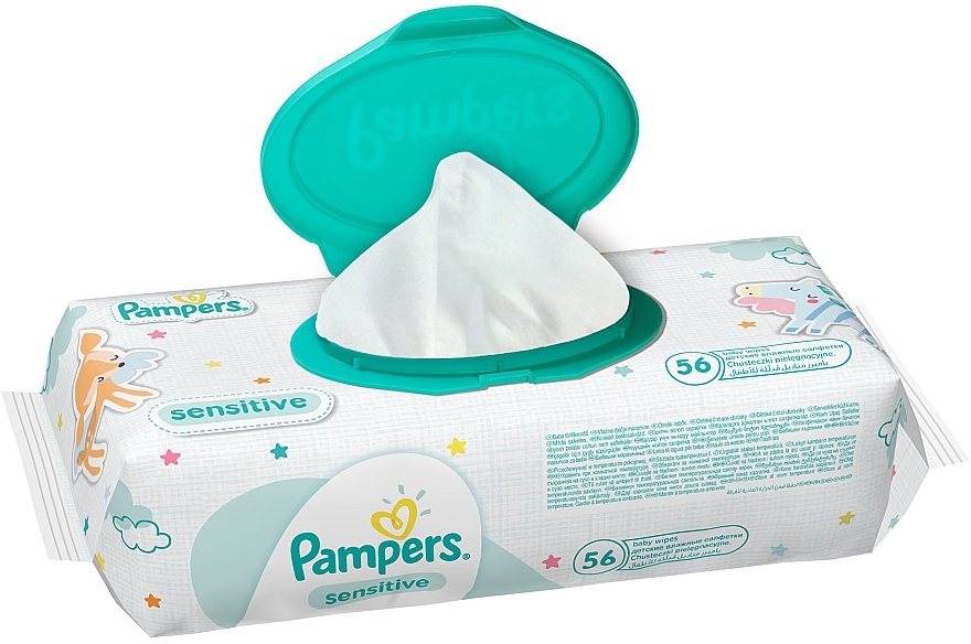 chusteczki dla dzieci pampers sensitive 56