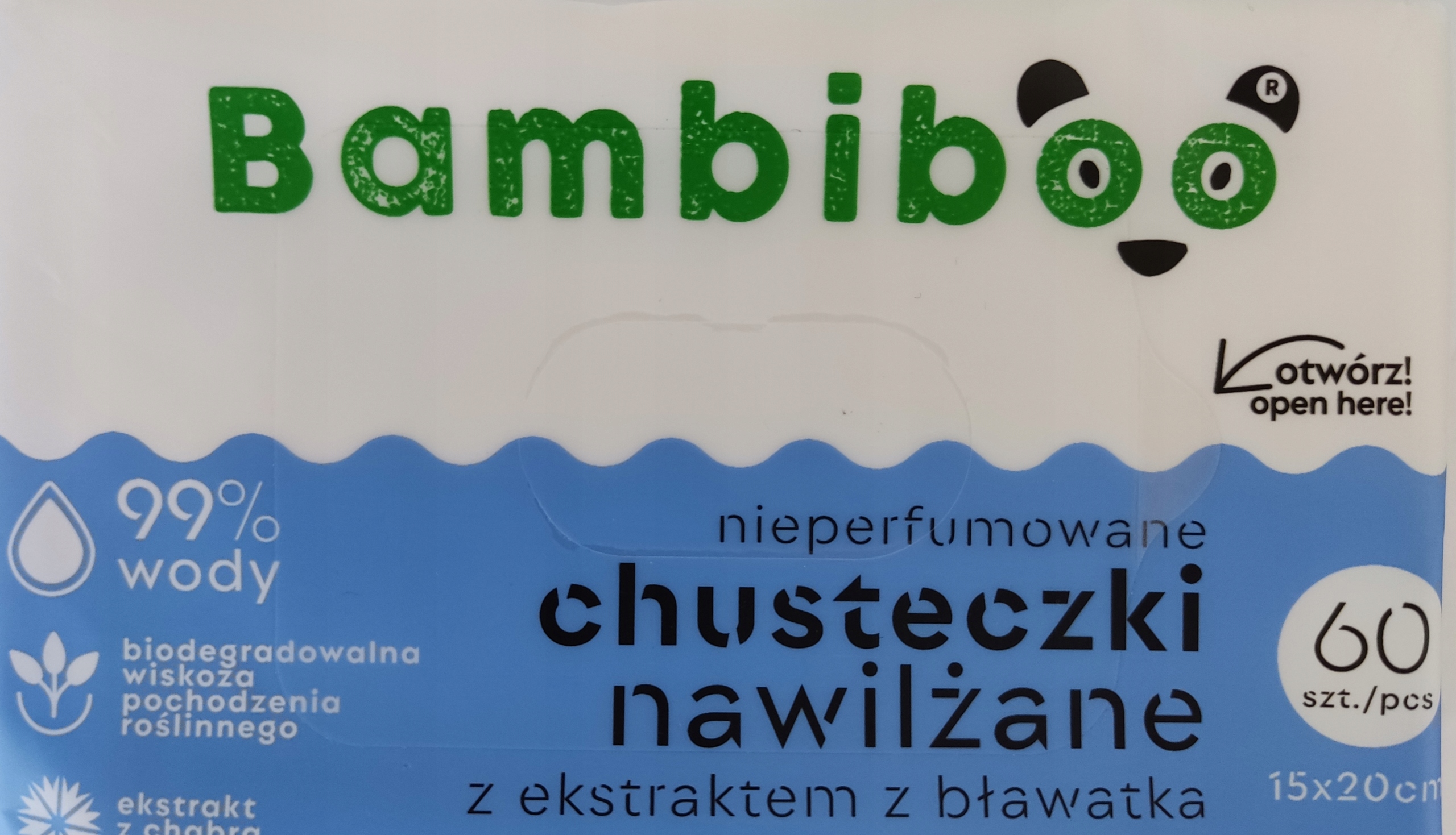 chusteczki nawilżane bambiboo