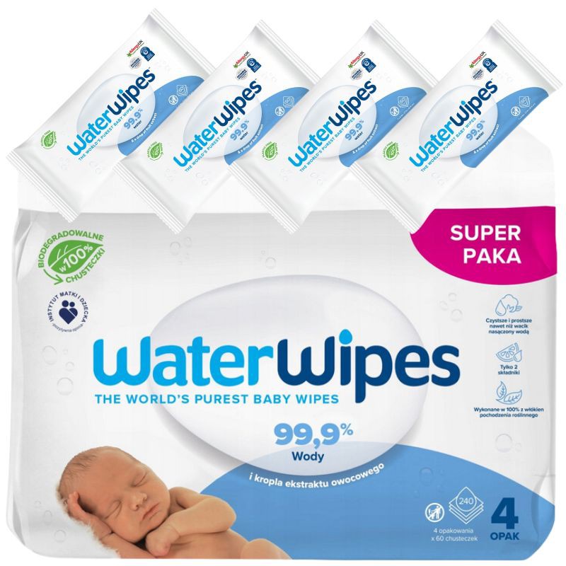 chusteczki nawilżane woda dla niemowlat