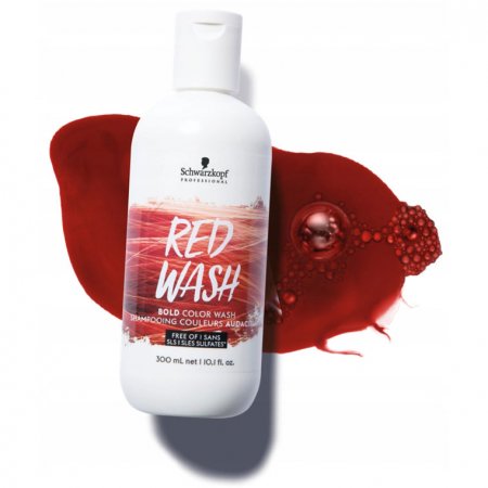 czerwony szampon koloryzujący