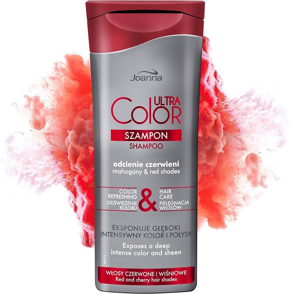 czerwony szampon z pigmentem