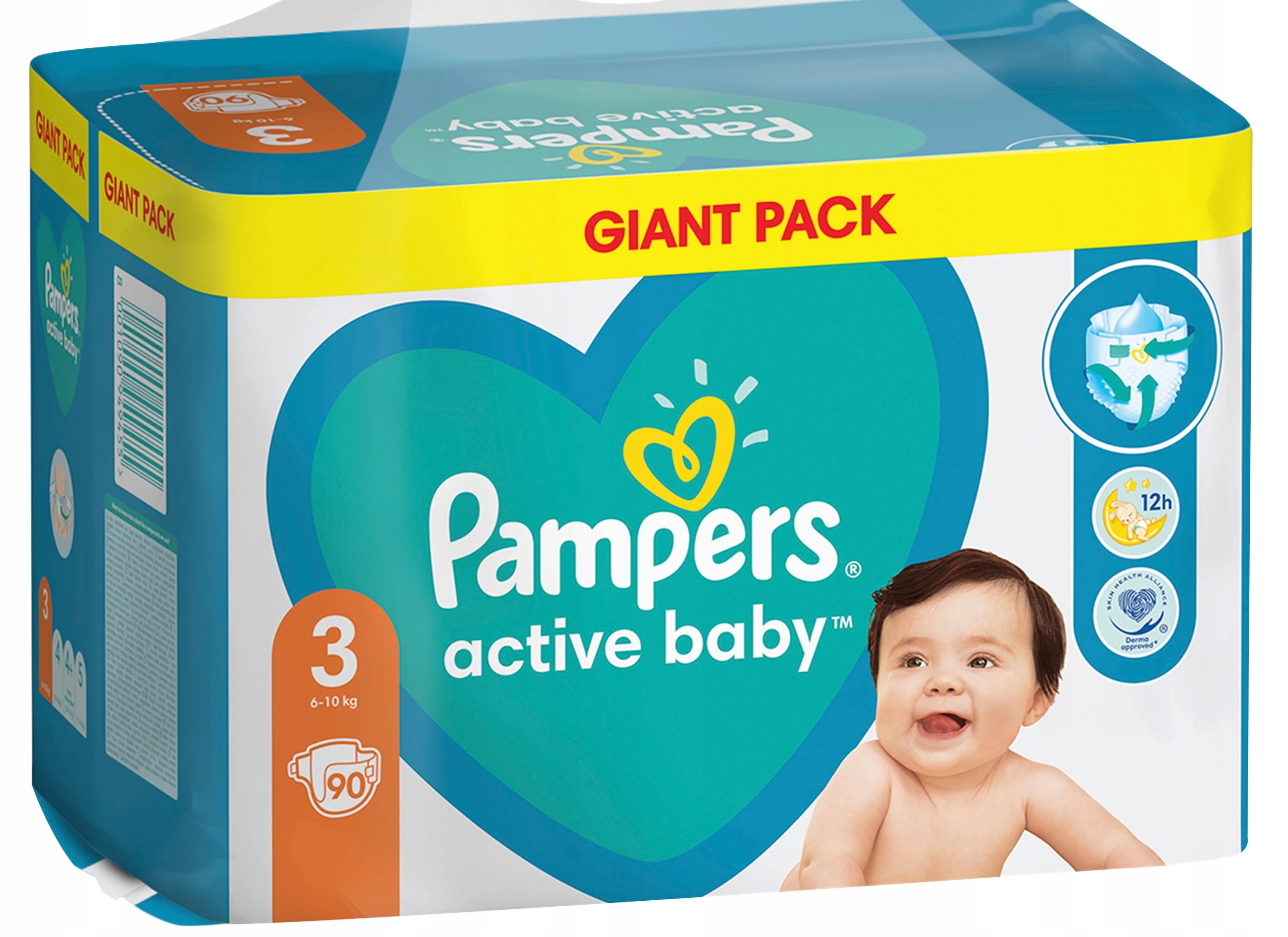 pampers 3 opakowania