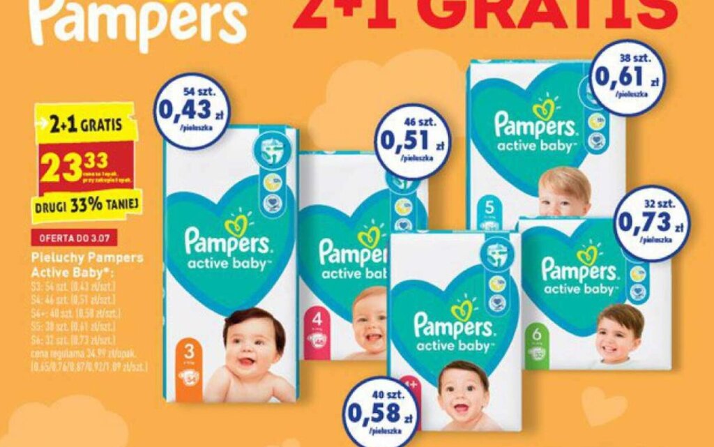 promocja biedronka pampers