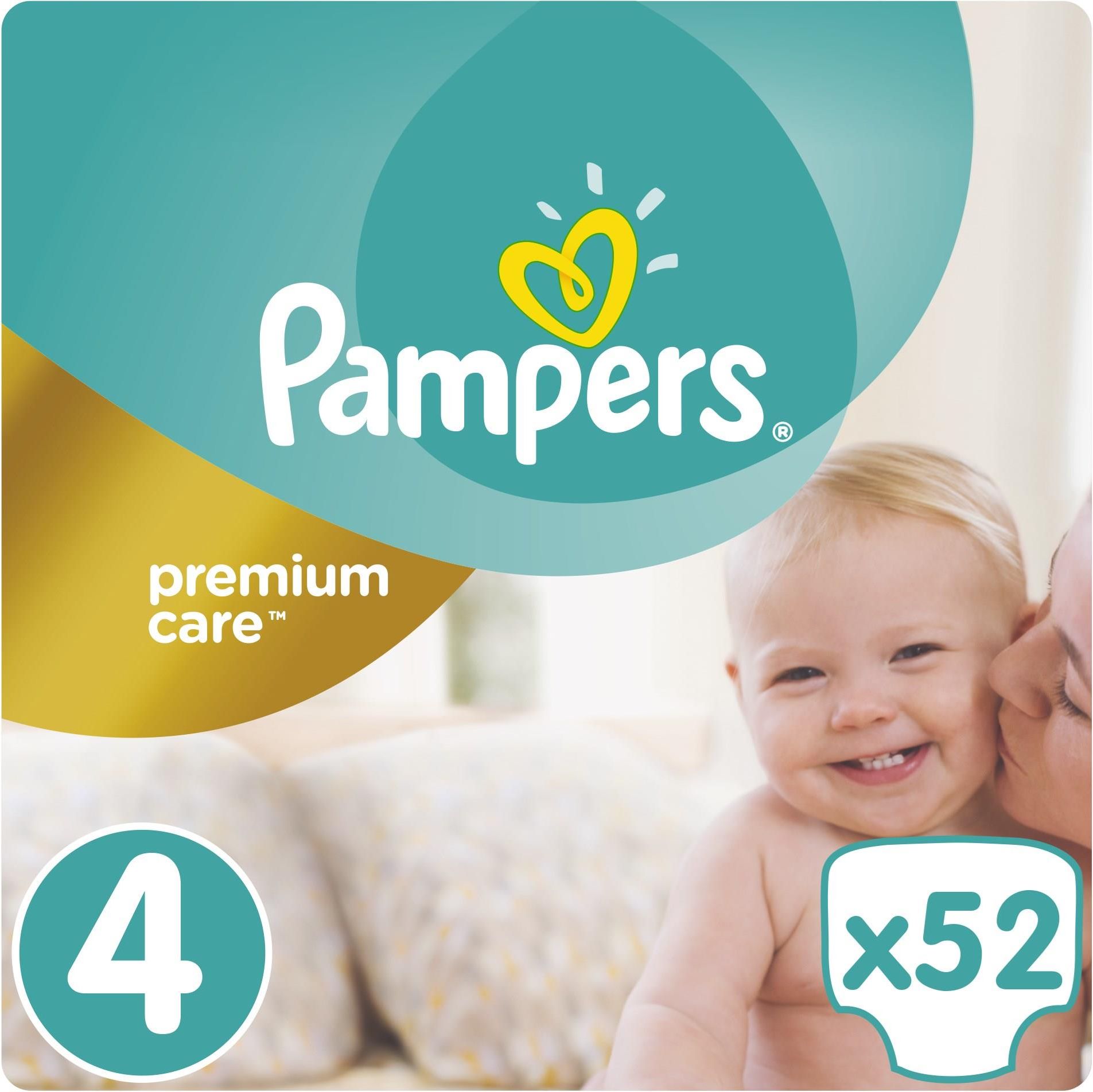 pampers pieluchy 4 52 sztuk