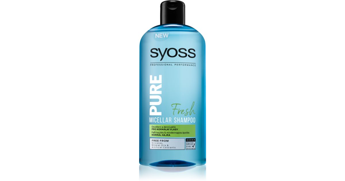 syoss pure fresh szampon micelarny skład