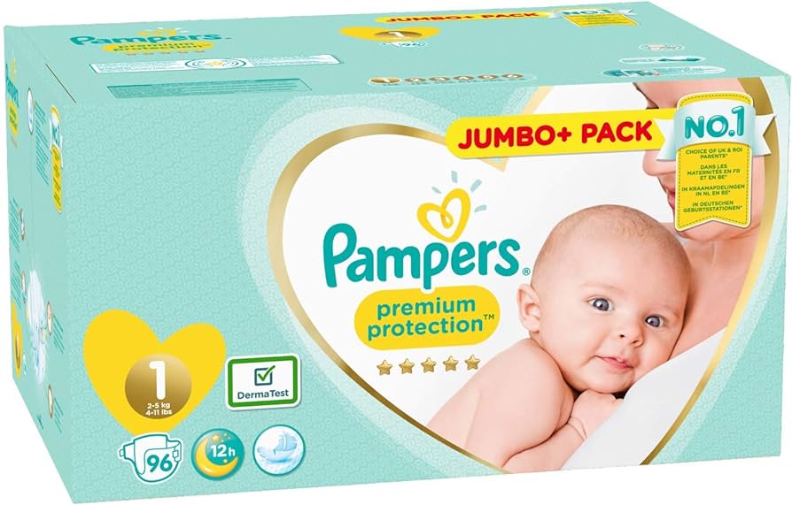 pieluchy pampers białe