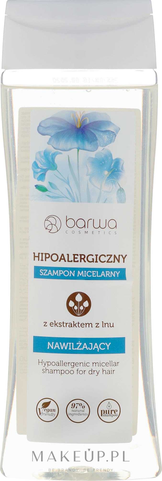 barwahipoalergiczny szampon micelarny z ekstraktem z pszenicy