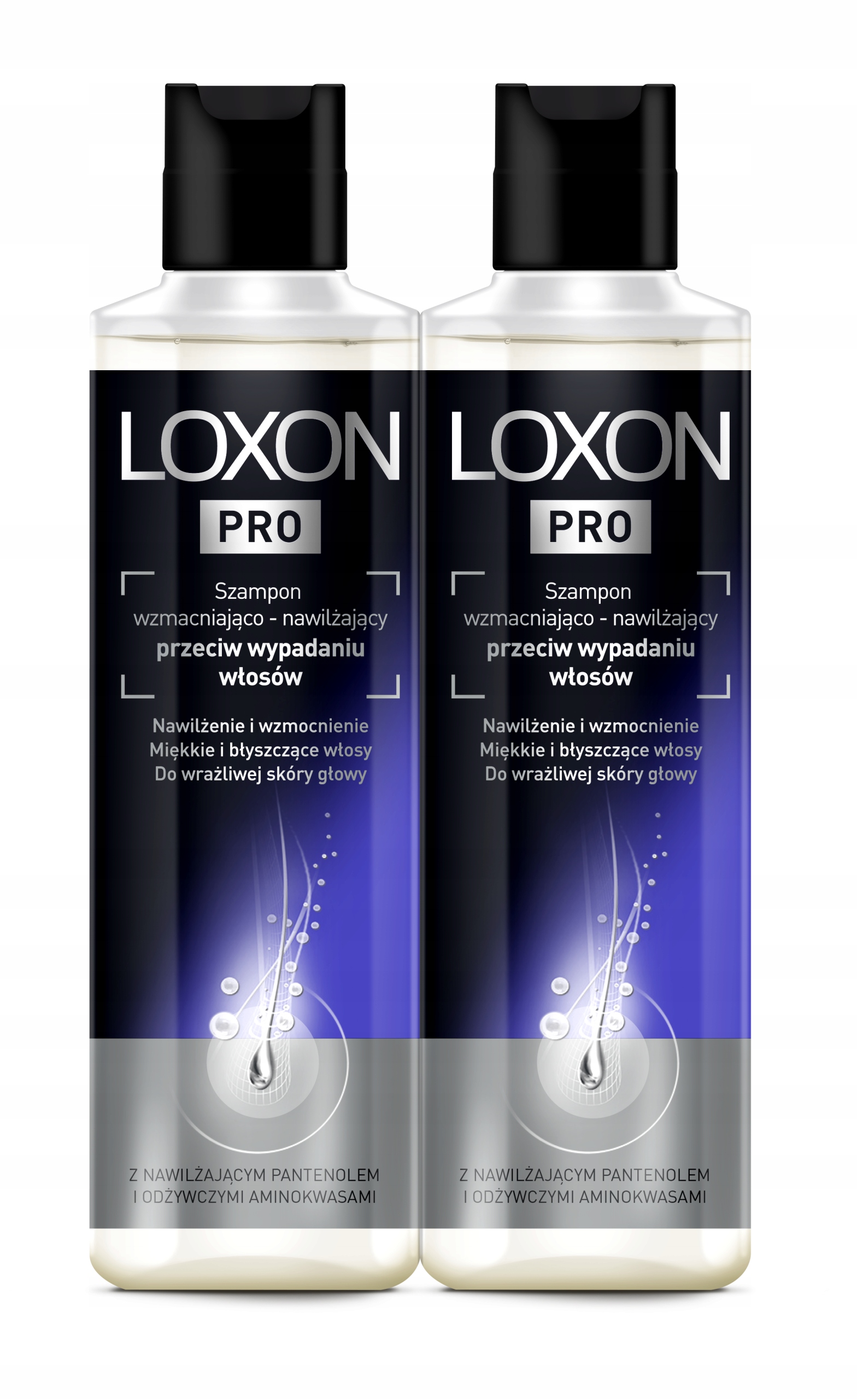 szampon na wypadanie włosów loxon