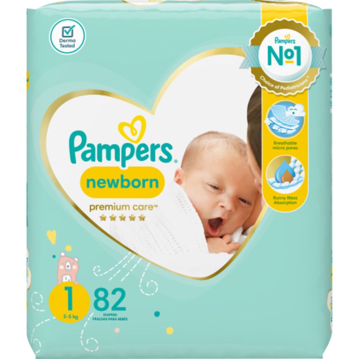 pampers premium care 1 box