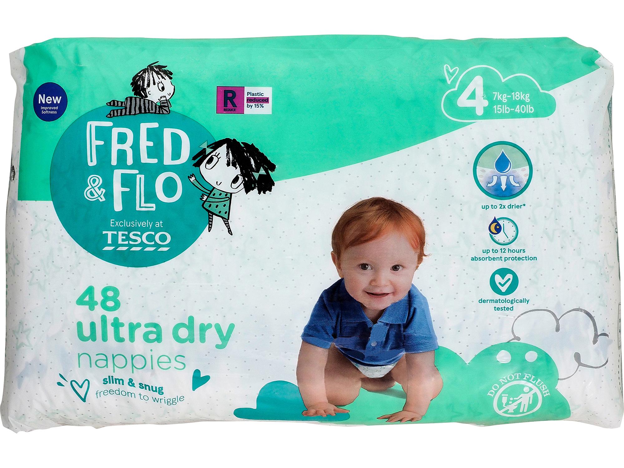 pieluchy fred i floo tesco