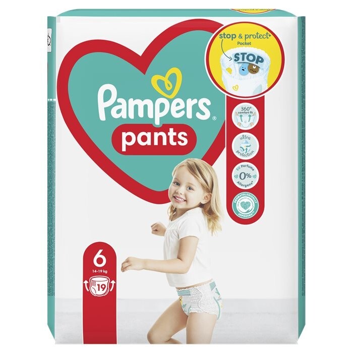 rossmann pampers pants 6 19 szt