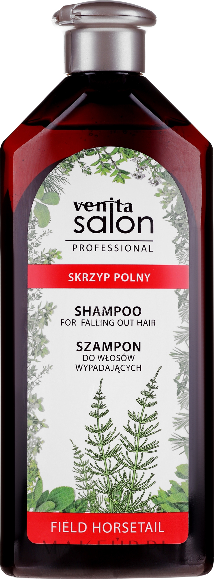 reklamowany szampon do włosów ze skrzypem