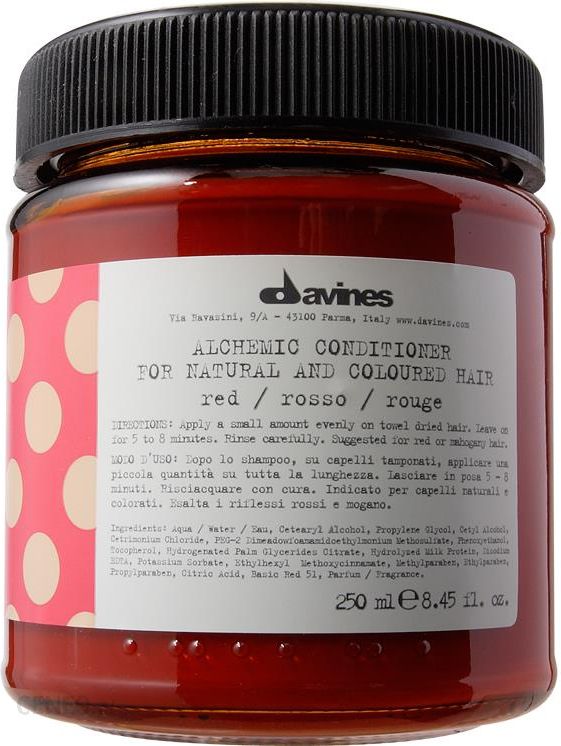davines alchemic system red odżywka do włosów