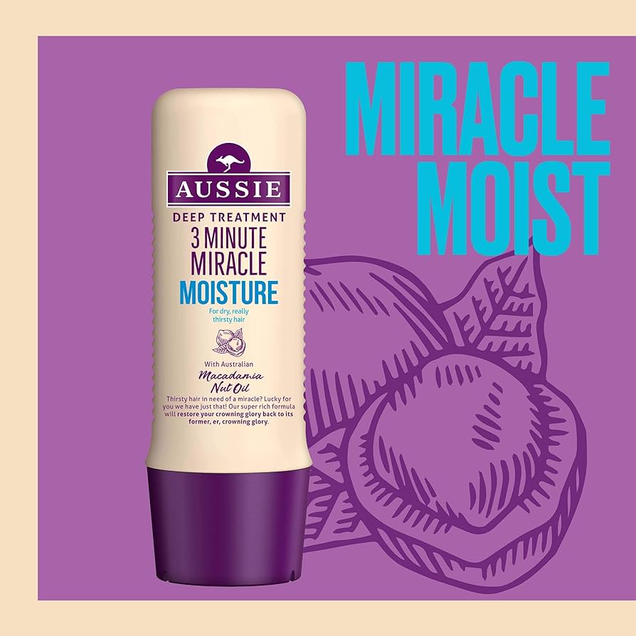 aussie3 minutes miracle moistureintensywna odżywka do włosów suchych macada