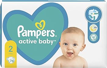 pampers active baby 2 80 sztuk