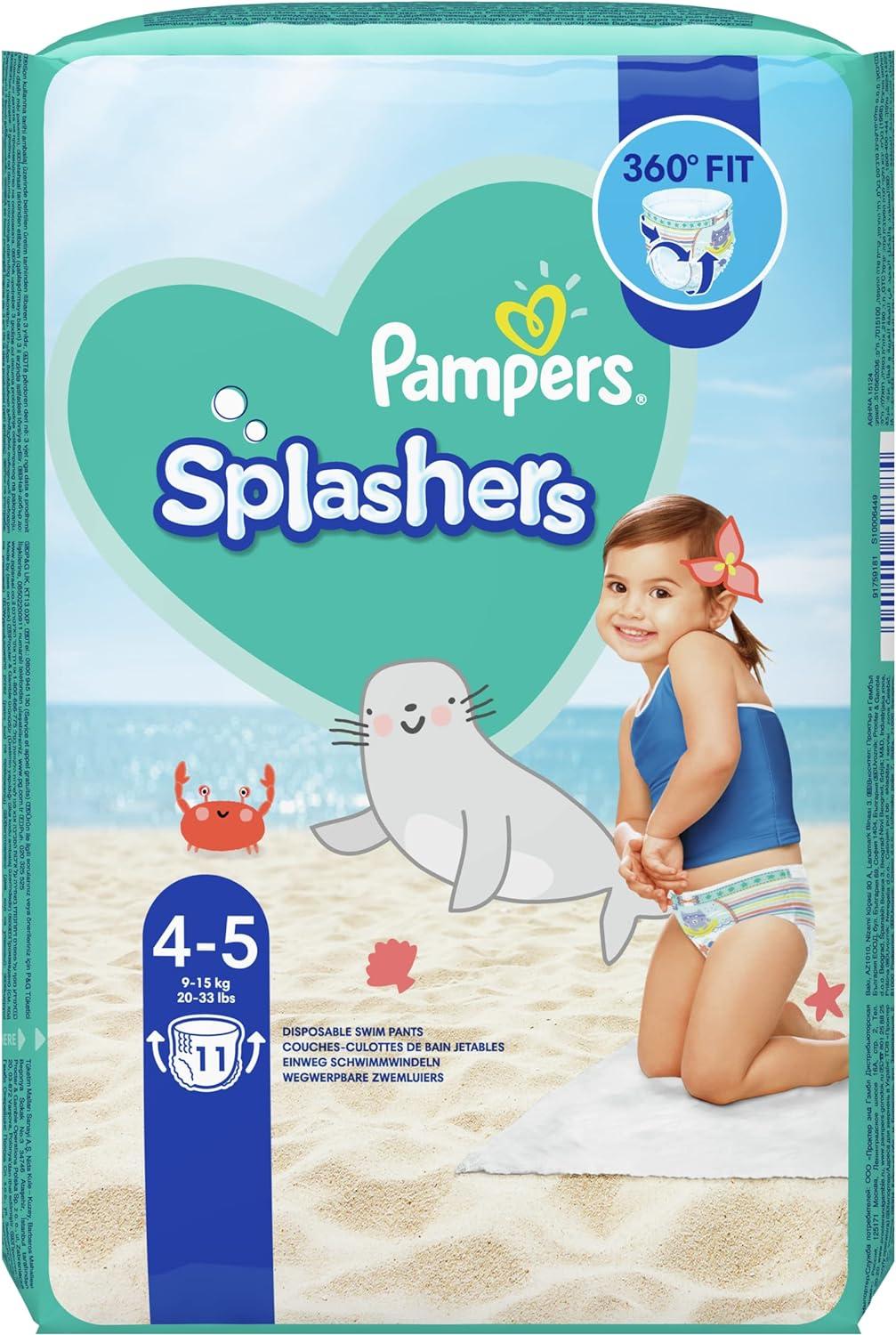 pampers splashers 4 5