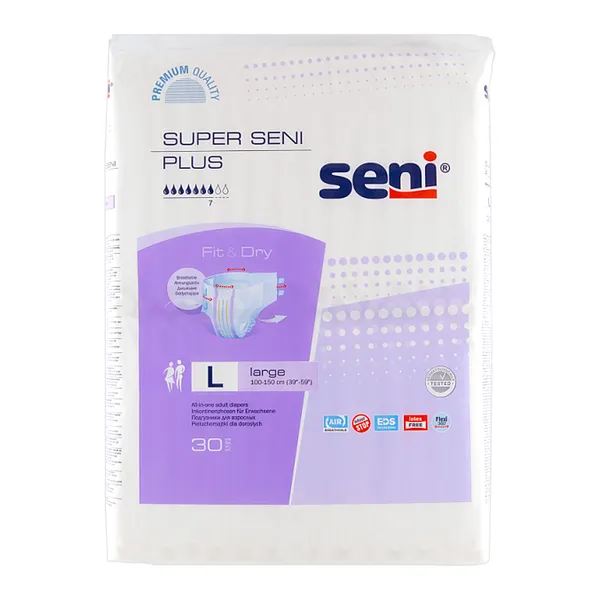 pieluchomajtki super seni air plus medium 10 sztuk