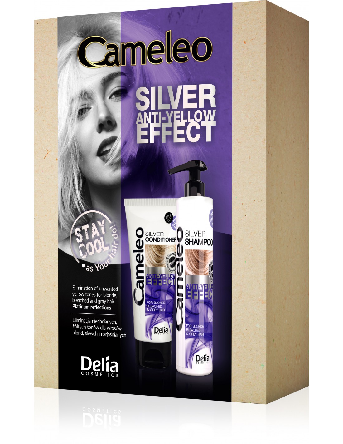 delia cameleo szampon do włosów blond i rozjaśnianych silver