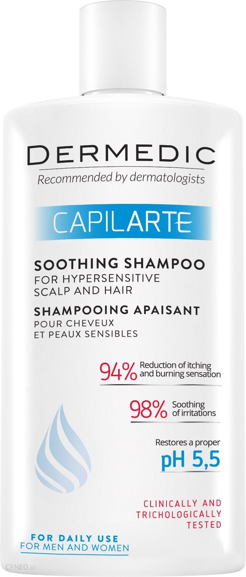 dermedic capilarte szampon kojący do skóry nadwrażliwej 300 ml