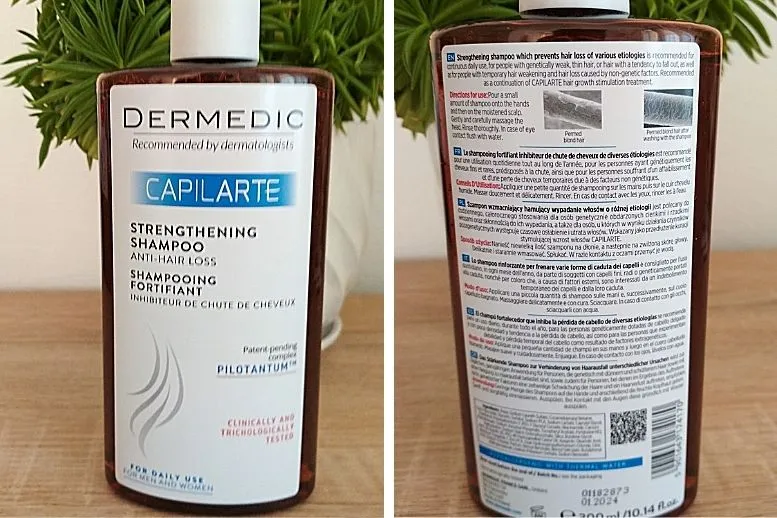 dermedic capilarte szampon wzmacniający hamujący wypadanie włosów 300 ml