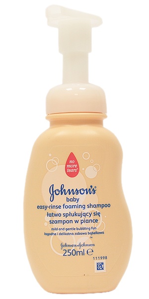 szampon w piance johnsons