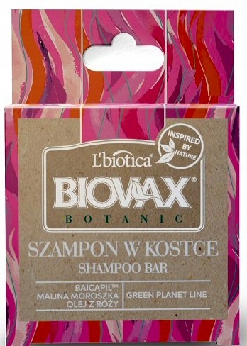 lbiotica biovax szampon w kostce malina róża i baicapil skład