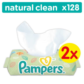 pampers natural clean chusteczki pielęgnacyjne 64 szt