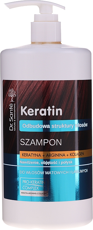 dr sante keratin szampon aloesowy z keratyną
