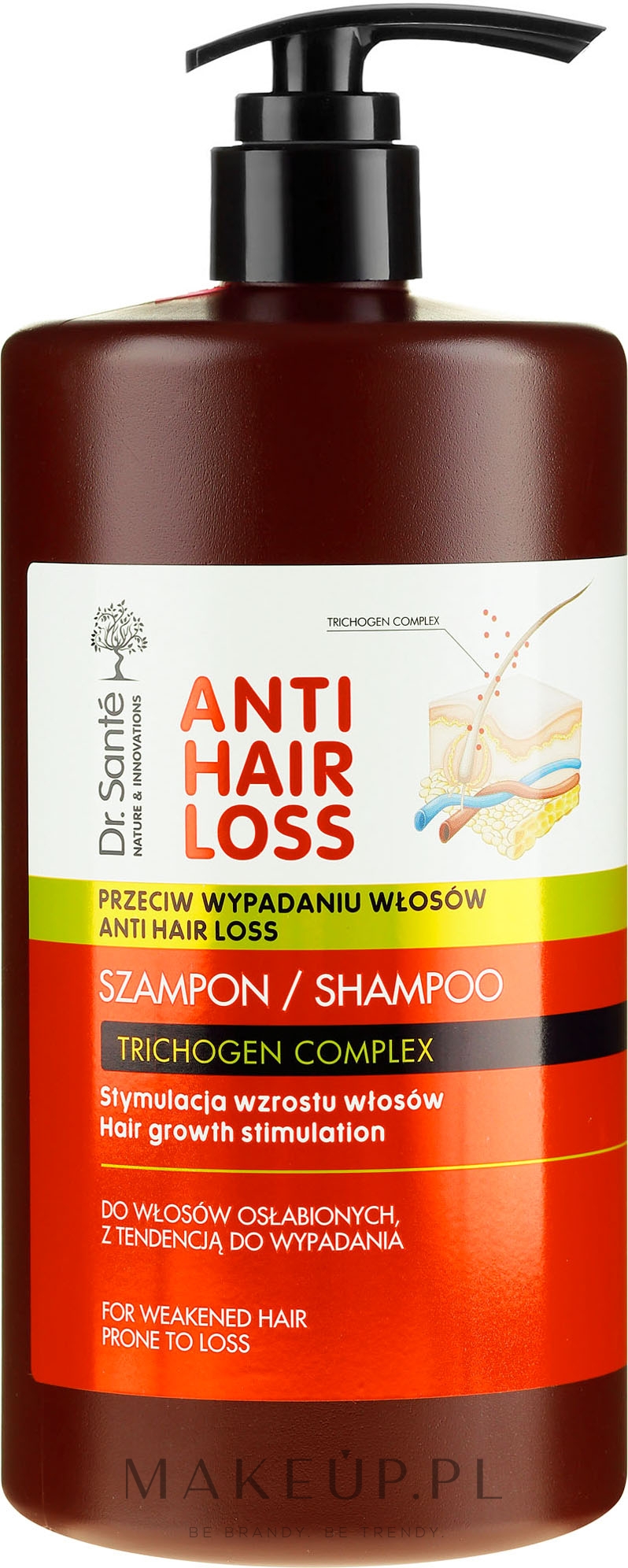 dr santé anti hair loss szampon przeciw wypadaniu włosów