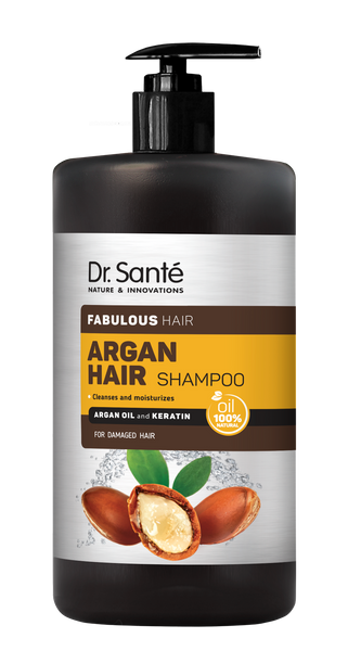 dr.sante argan hair szampon oczyszczający do włosów uszkodzonych