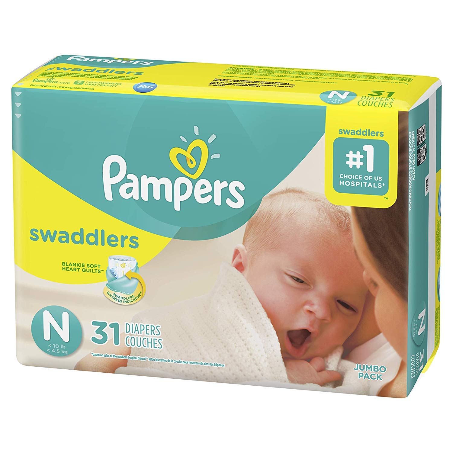 pampers new born zlote
