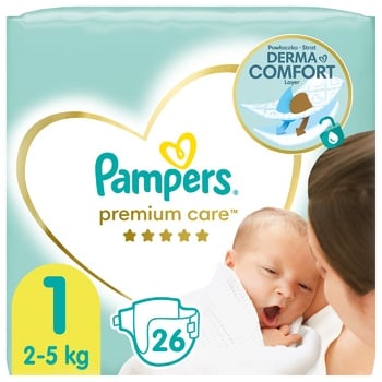 pampers newborn premium care auchan