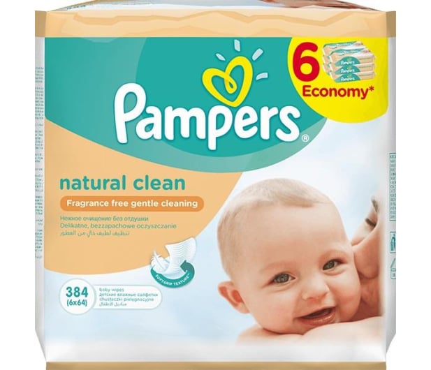 chusteczki nawilżane pampers 6x64 szt