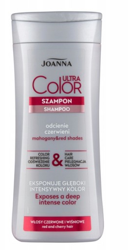 joanna szampon koloryzujący do włosów czerwonych