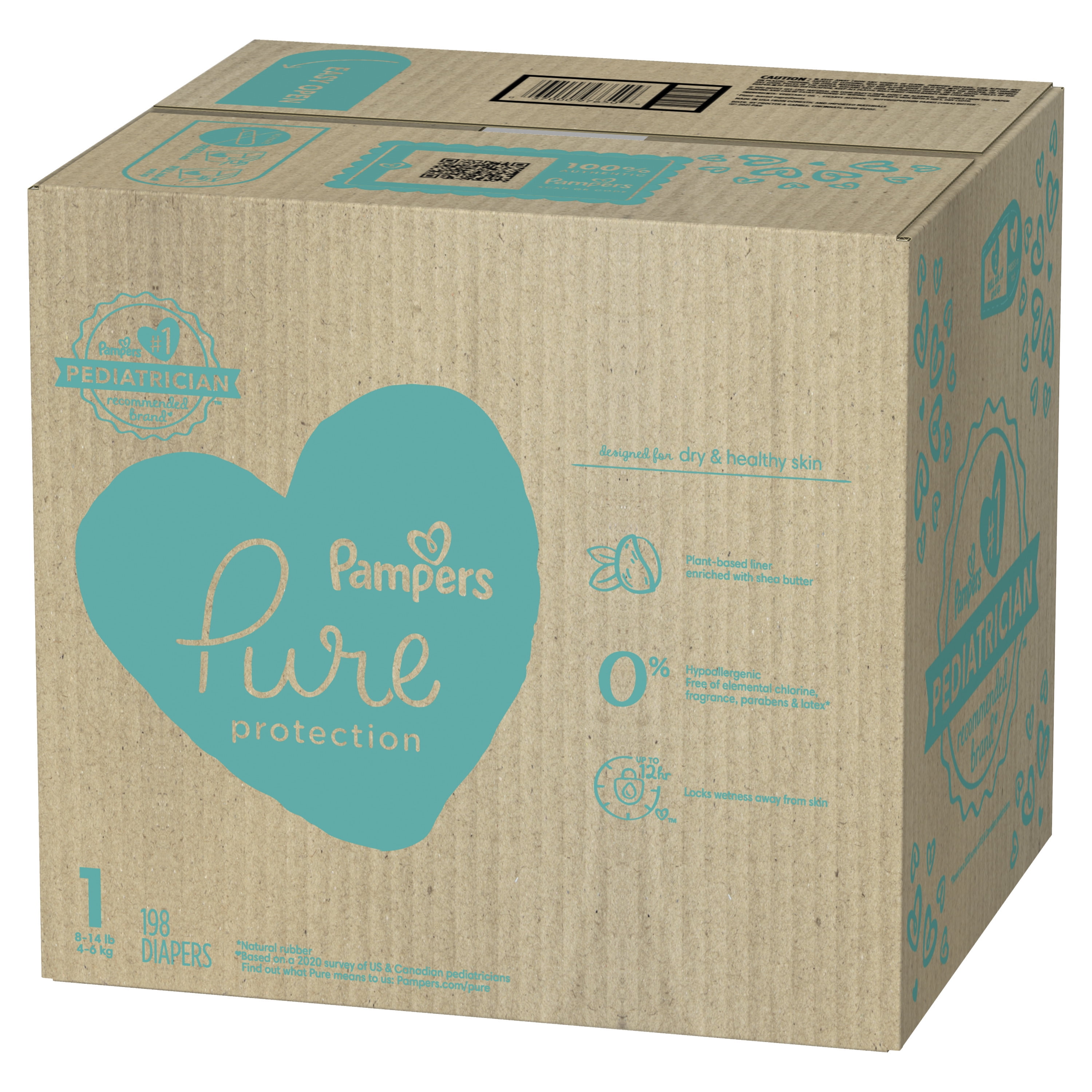 pampers pure protection 1 cena