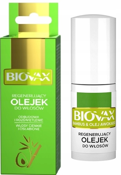 olejek nawilżające do włosów biovax