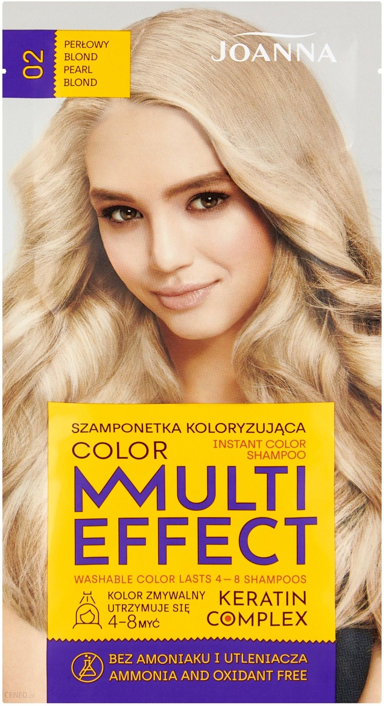 szampon koloryzujący do włosów multi color effect