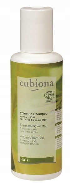 eubiona szampon zwiekszający objętość z rumiankiem i kiwi rossman