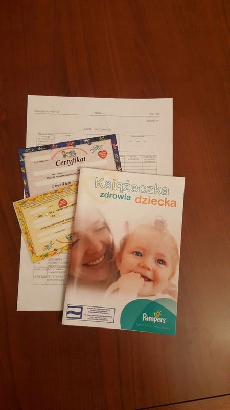 książeczka zdrowia dziecka pampers