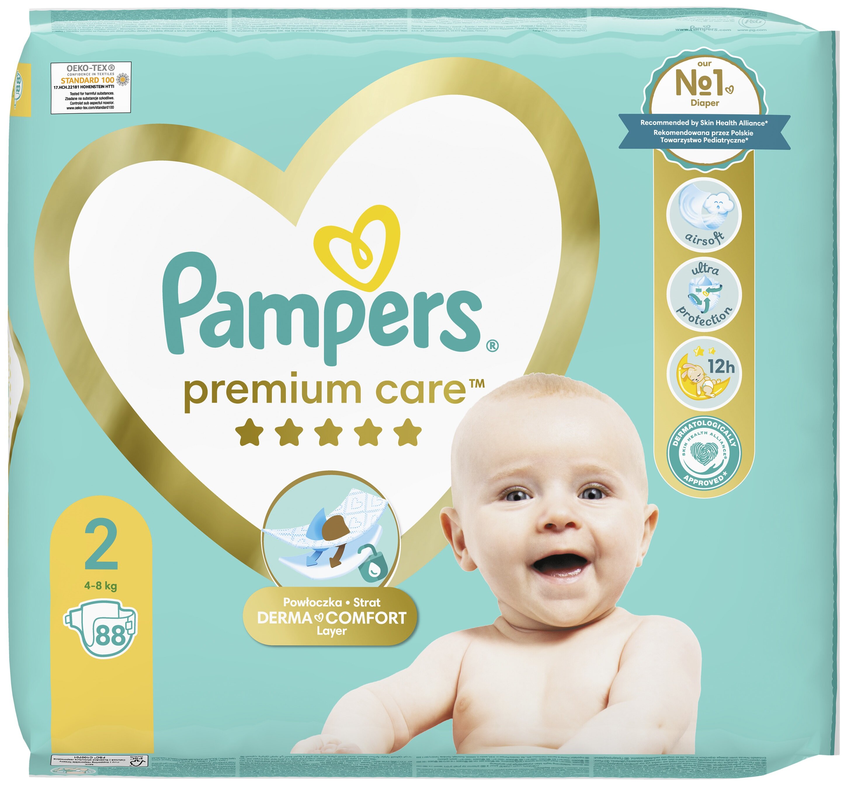 pieluchy pampers grecja ceny