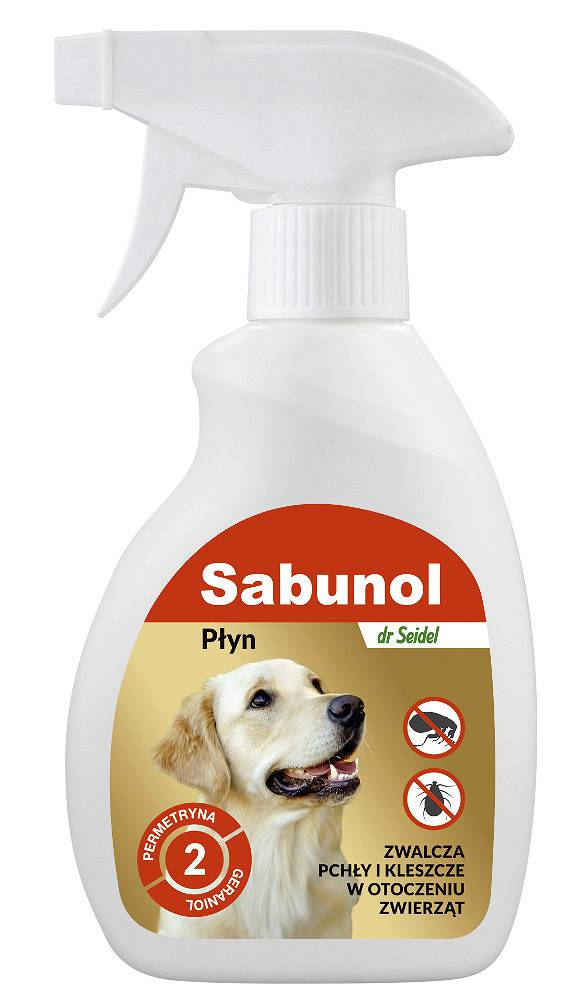 sabunol szampon dla psa zwalcza pchły i kleszcze